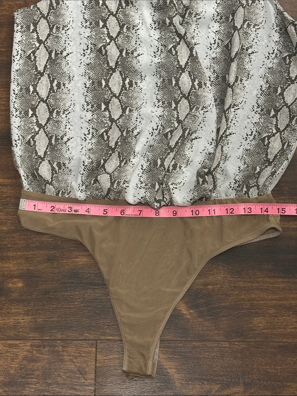 Snake Print Bodysuit π LUSH L Sleek & Sassy π₯ - Picture 6 of 8